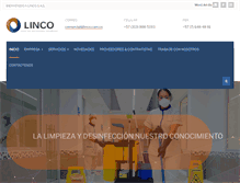 Tablet Screenshot of linco.com.co